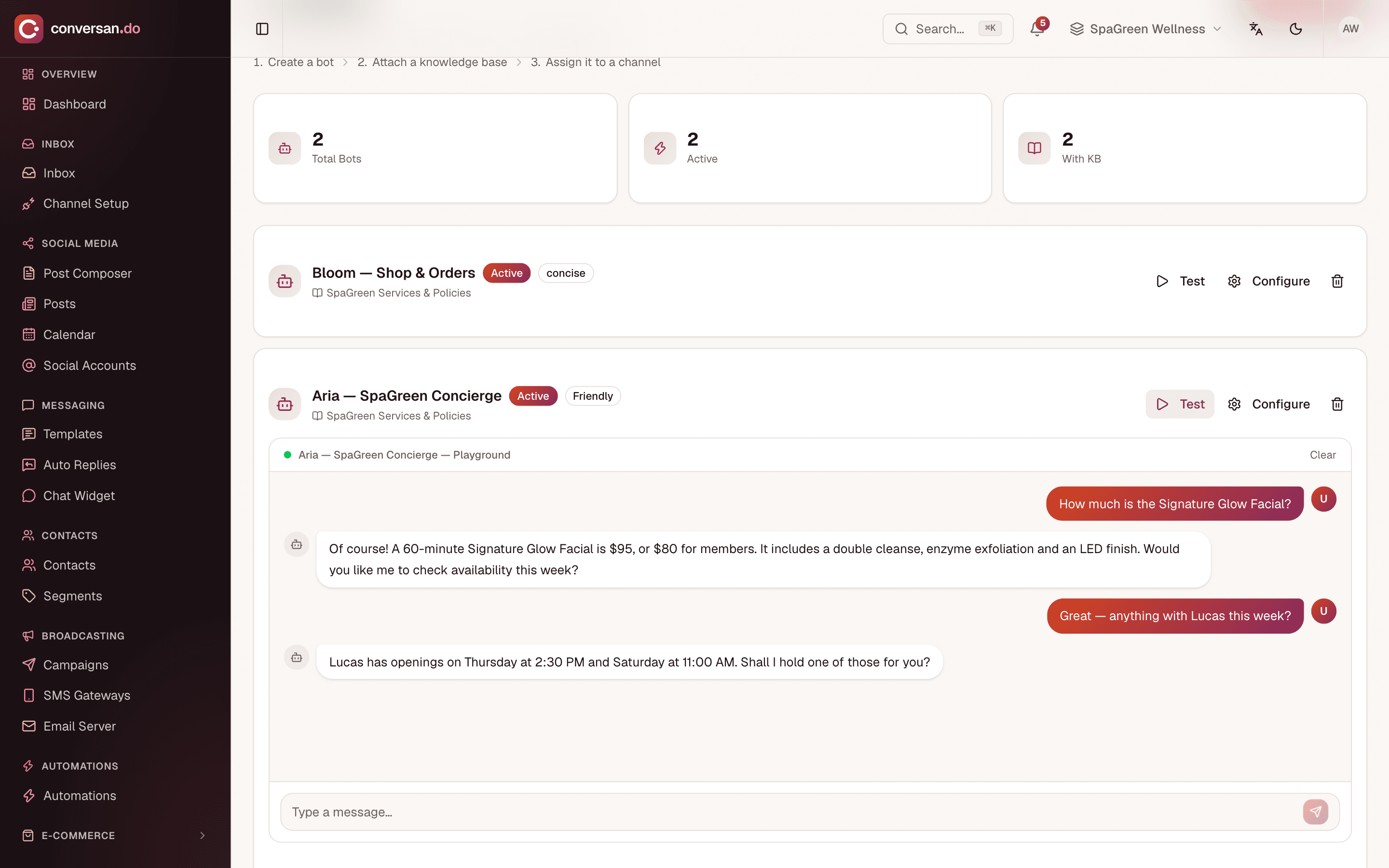 Chatbots entrenados con tu propio conocimiento